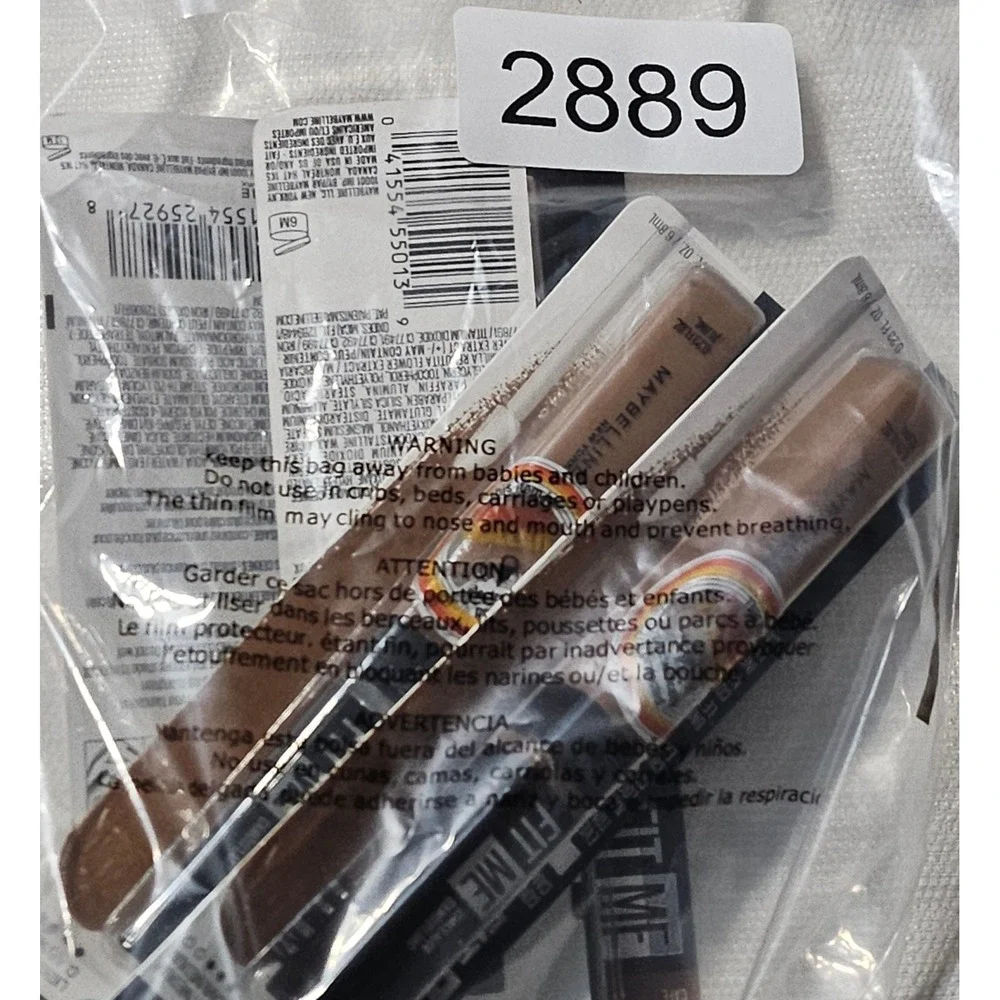 Maybelline Fit Me Concealer 050 Cafe & Instant Age Rewind‎ Eraser 140 Bundle 5pc